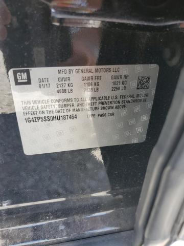 1G4ZP5SS0HU187464 - 2017 BUICK LACROSSE ESSENCE Qara foto 12