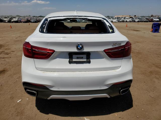 5UXKU2C59J0X50531 - 2018 BMW X6 XDRIVE35I WHITE photo 6