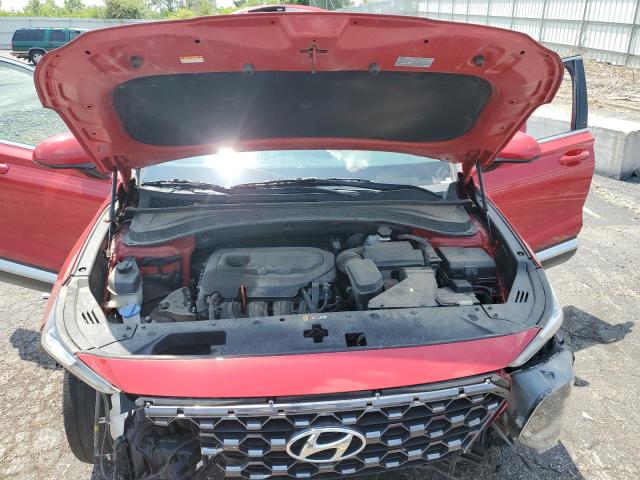 5NMS3CAD0LH230810 - 2020 HYUNDAI SANTA FE SEL RED photo 12