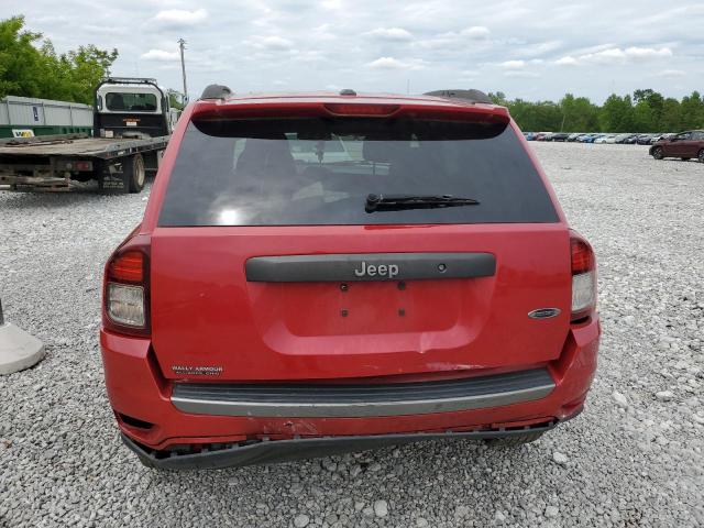 1C4NJCBA5HD173804 - 2017 JEEP COMPASS SPORT Kırmızı fotoğraf 6