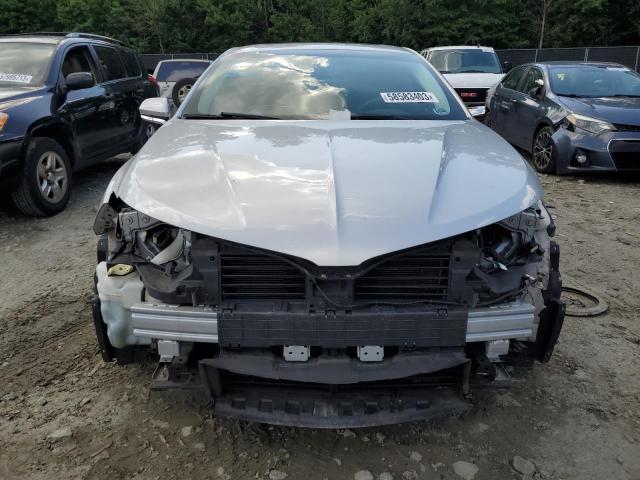 3LN6L2LU6ER834143 - 2014 LINCOLN MKZ HYBRID SILVER photo 5