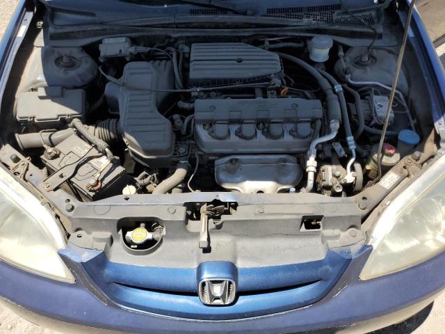 1HGEM22993L057707 - 2003 HONDA CIVIC EX BLUE photo 11