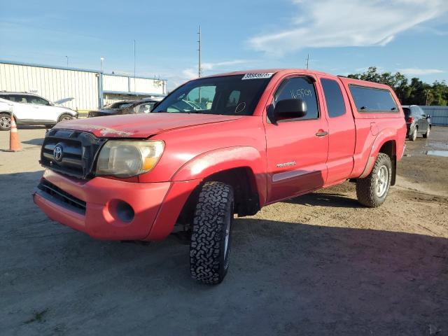 5TETX62N75Z095040 - 2005 TOYOTA TACOMA PRERUNNER ACCESS CAB RED photo 1