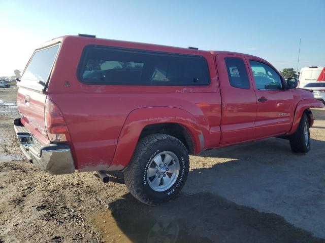 5TETX62N75Z095040 - 2005 TOYOTA TACOMA PRERUNNER ACCESS CAB RED photo 3