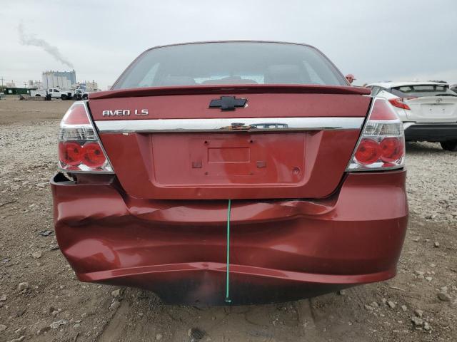 KL1TD56668B125148 - 2008 CHEVROLET AVEO BASE 红色 照片 6