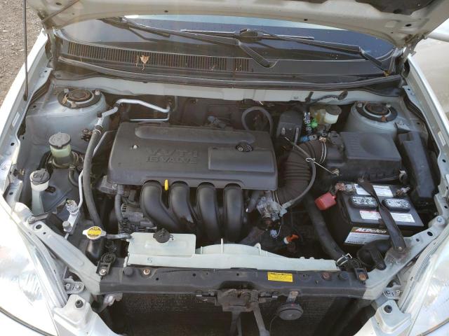 2T1KR32E83C095555 - 2003 TOYOTA COROLLA MA XR SILVER photo 11