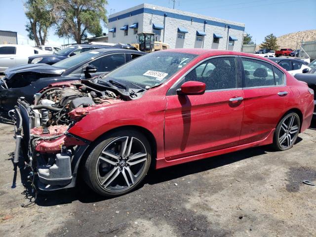 1HGCR2F17HA197478 - 2017 HONDA ACCORD SPORT SPECIAL EDITION RED photo 1