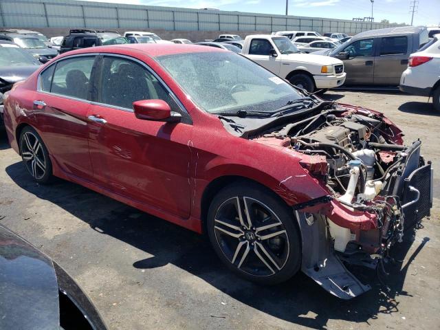 1HGCR2F17HA197478 - 2017 HONDA ACCORD SPORT SPECIAL EDITION RED photo 4