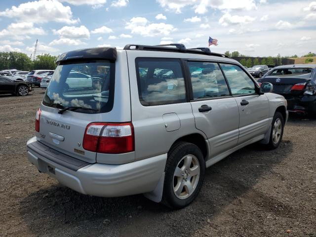 JF1SF65631H743896 - 2001 SUBARU FORESTER S SILVER photo 3