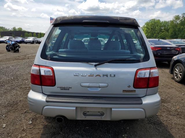 JF1SF65631H743896 - 2001 SUBARU FORESTER S SILVER photo 6