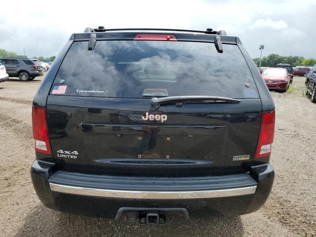 1J8HR58N48C133661 - 2008 JEEP GRAND CHER LIMITED BLACK photo 6