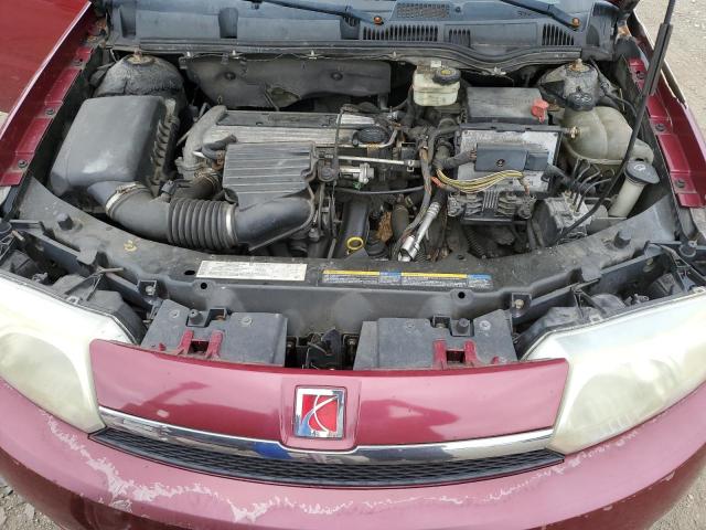 1G8AJ52F54Z224814 - 2004 SATURN ION LEVEL 2 勃艮第红 照片 11
