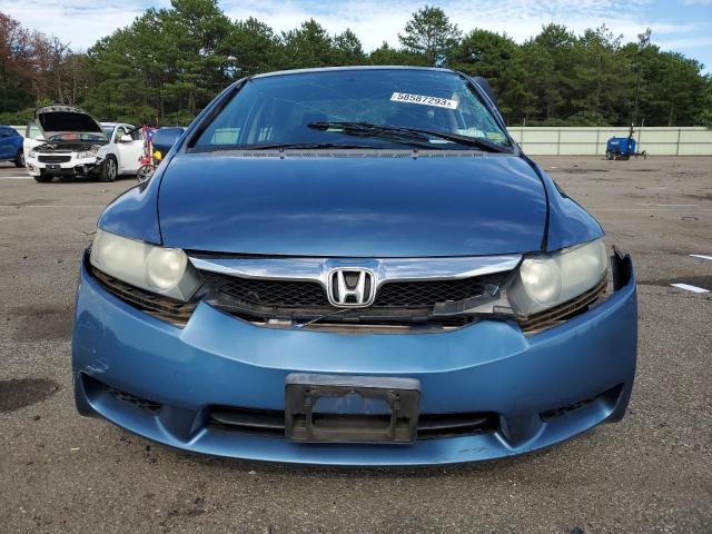 2HGFA16629H333061 - 2009 HONDA CIVIC LX-S أزرق صورة 5
