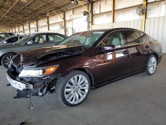 JH4KC1F94EC005542 - 2014 ACURA RLX ADVANCE BURGUNDY photo 1