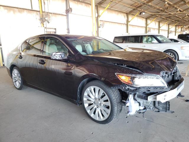 JH4KC1F94EC005542 - 2014 ACURA RLX ADVANCE BURGUNDY photo 4