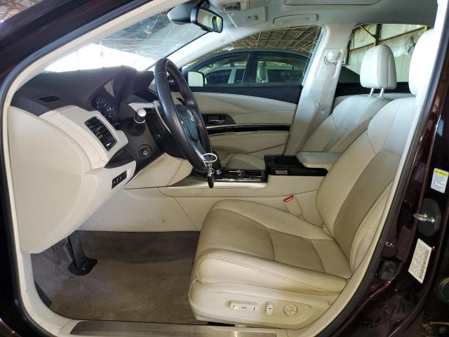 JH4KC1F94EC005542 - 2014 ACURA RLX ADVANCE BURGUNDY photo 7