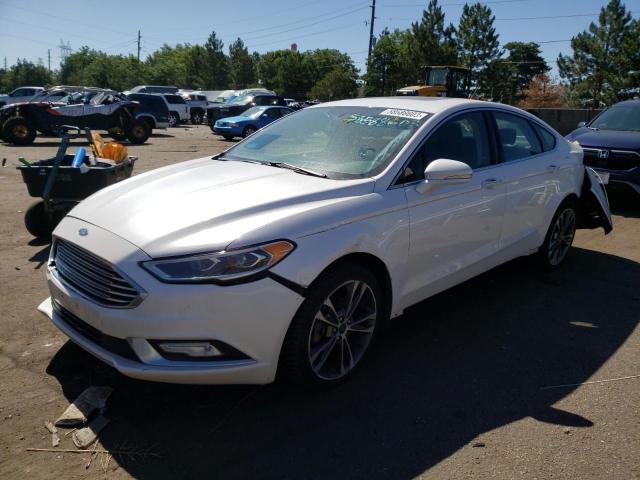 3FA6P0D94HR220418 - 2017 FORD FUSION TITANIUM WHITE photo 1