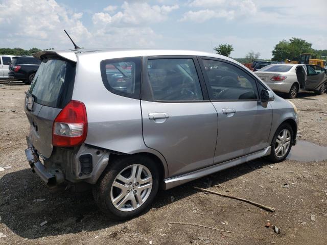 JHMGD376X7S043224 - 2007 HONDA FIT S SILVER photo 3