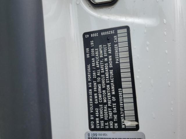 WVWFA71F19V003623 - 2009 VOLKSWAGEN EOS LUX 白色 照片 12