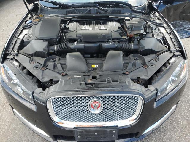 SAJWJ0EF2E8U17358 - 2014 JAGUAR XF BLACK photo 11