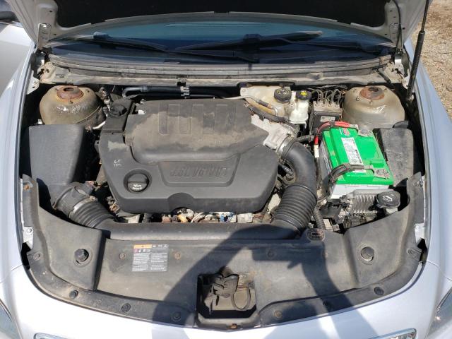 1G1ZG5E75CF121459 - 2012 CHEVROLET MALIBU LTZ ვერცხლისფერი ფოტო 11