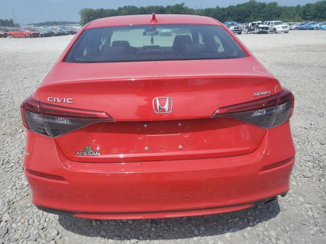 2HGFE2F51RH557746 - 2024 HONDA CIVIC SPORT წითელი ფოტო 6