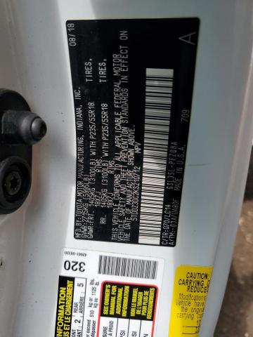 5TDDZ3DC2KS210712 - 2019 TOYOTA SIENNA XLE 白色 照片 13