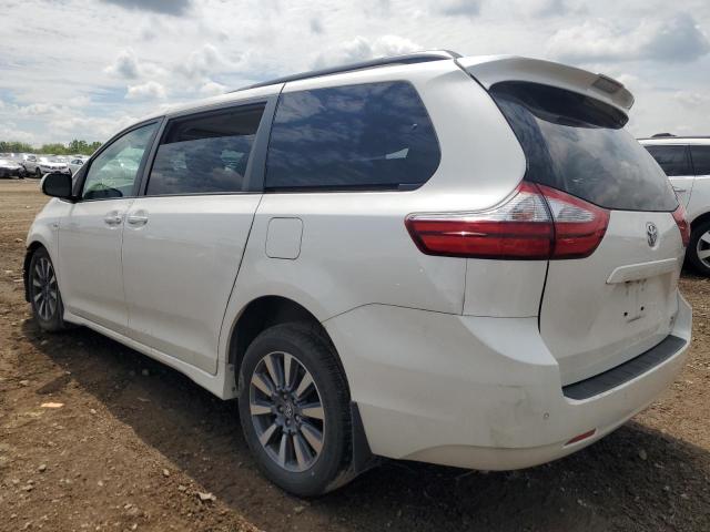 5TDDZ3DC2KS210712 - 2019 TOYOTA SIENNA XLE 白色 照片 2