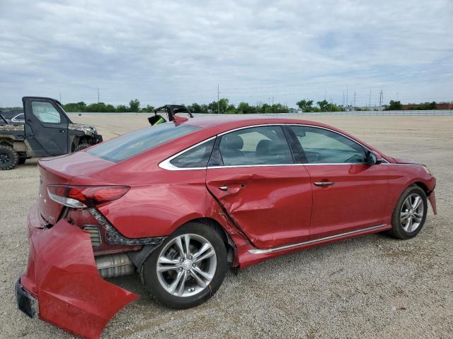 5NPE34AF5JH663205 - 2018 HYUNDAI SONATA SPORT Rojo foto 3