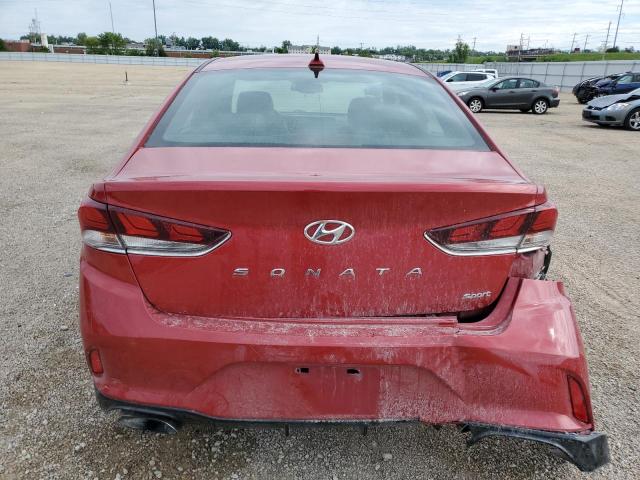 5NPE34AF5JH663205 - 2018 HYUNDAI SONATA SPORT Rojo foto 6