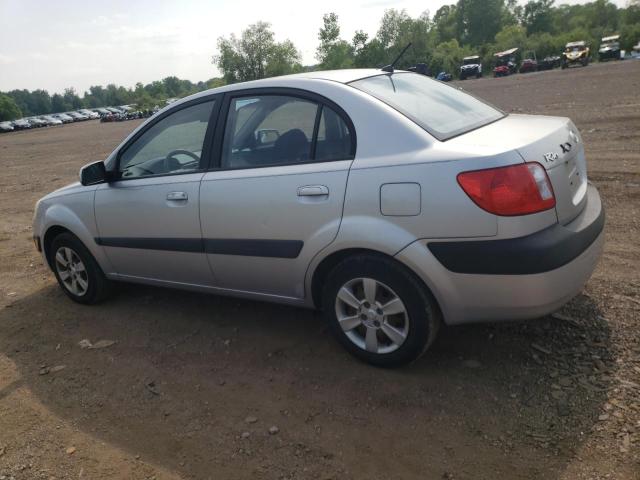 KNADE123076240248 - 2007 KIA RIO BASE SILVER photo 2