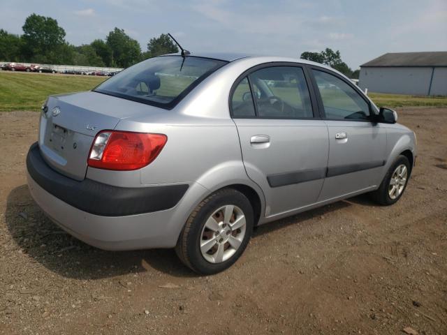 KNADE123076240248 - 2007 KIA RIO BASE SILVER photo 3