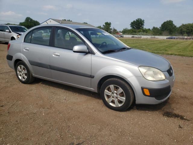 KNADE123076240248 - 2007 KIA RIO BASE SILVER photo 4