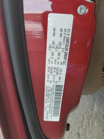 2C4RC1CG9ER453513 - 2014 CHRYSLER TOWN & COU TOURING L BURGUNDY photo 14