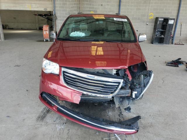 2C4RC1CG9ER453513 - 2014 CHRYSLER TOWN & COU TOURING L BURGUNDY photo 5