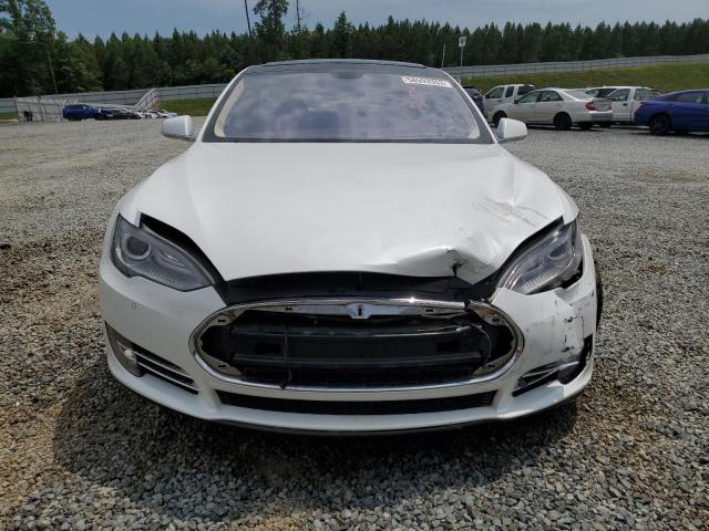 5YJSA1S15EFP43179 - 2014 TESLA MODEL S Սպիտակ լուսանկար 5