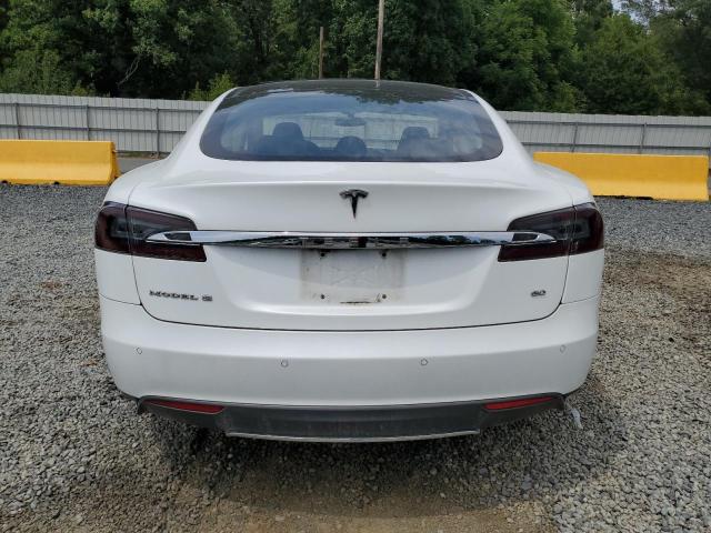 5YJSA1S15EFP43179 - 2014 TESLA MODEL S Սպիտակ լուսանկար 6