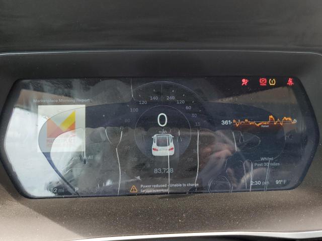 5YJSA1S15EFP43179 - 2014 TESLA MODEL S Սպիտակ լուսանկար 9