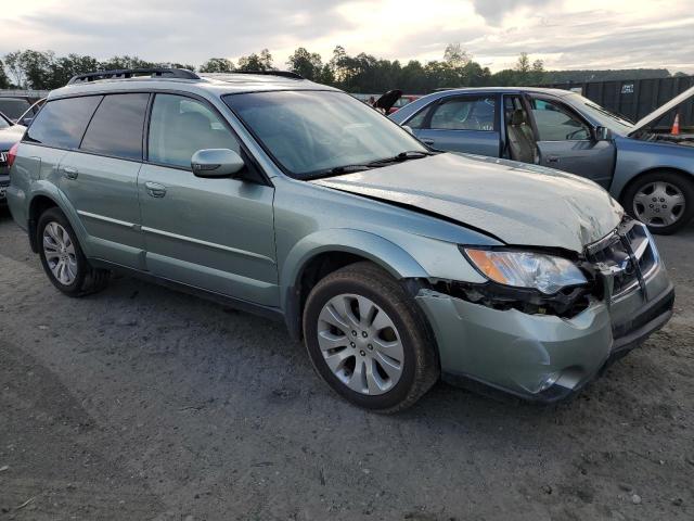 4S4BP85C994321347 - 2009 SUBARU OUTBACK 3.0R GREEN photo 4