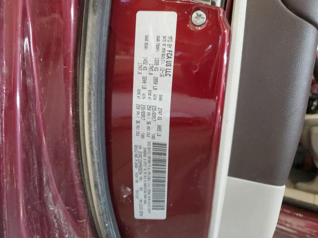2C4RC1EGXHR656234 - 2017 CHRYSLER PACIFICA TOURING L PLUS RED photo 13