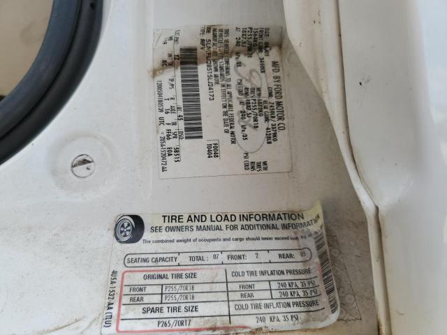 5LMFU28515LJ24173 - 2005 LINCOLN NAVIGATOR WHITE photo 14