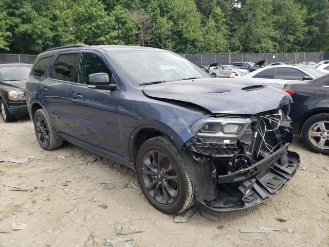 1C4RDJDG0MC627343 - 2021 DODGE DURANGO GT BLUE photo 4