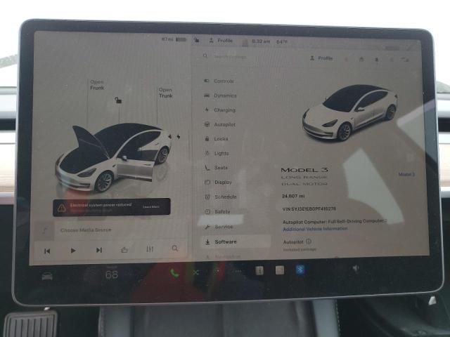 5YJ3E1EB0PF415278 - 2023 TESLA MODEL 3 თეთრი ფოტო 9