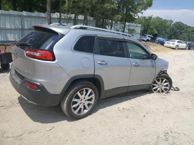 1C4PJLDS7EW143766 - 2014 JEEP CHEROKEE LIMITED SILVER photo 3