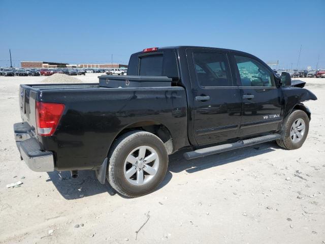 1N6BA0EC8CN330451 - 2012 NISSAN TITAN S BLACK photo 3