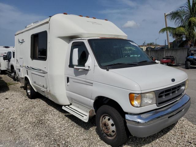 1FDWE35SXYHB62735 - 2000 FORD ECONOLINE E350 SUPER DUTY CUTAWAY VAN WHITE photo 1