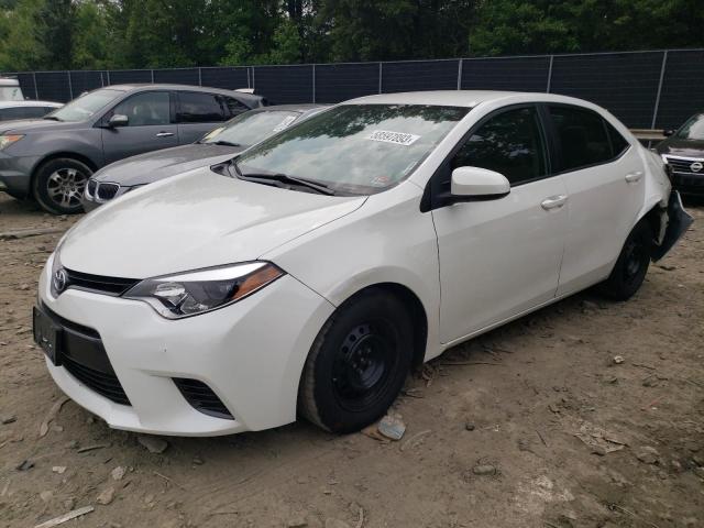 5YFBPRHE1GP402764 - 2016 TOYOTA COROLLA ECO WHITE photo 1