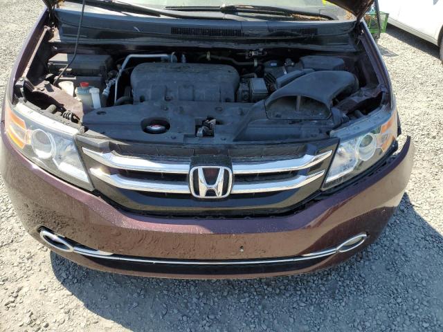 5FNRL5H92EB041060 - 2014 HONDA ODYSSEY TOURING BURGUNDY photo 12