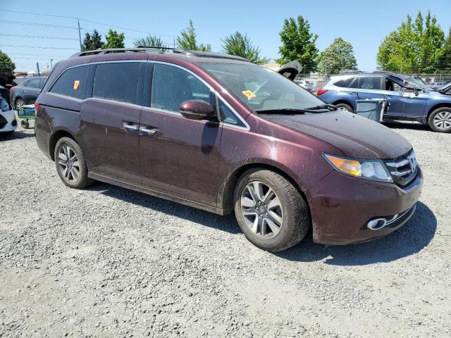 5FNRL5H92EB041060 - 2014 HONDA ODYSSEY TOURING BURGUNDY photo 4