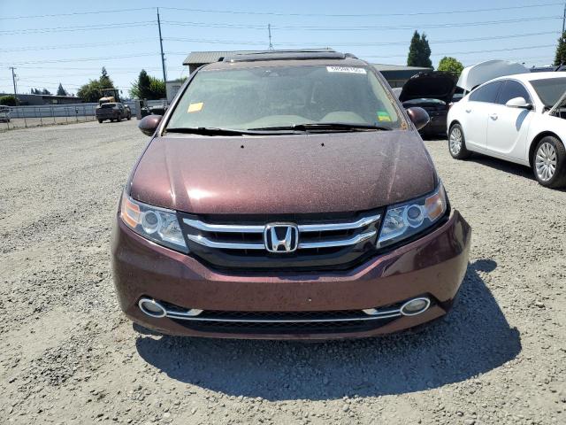 5FNRL5H92EB041060 - 2014 HONDA ODYSSEY TOURING BURGUNDY photo 5